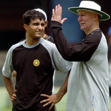 Greg Chappell coaches