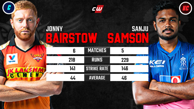 Jonny Bairstow Sanju Samson IPL