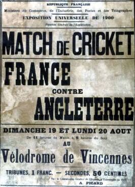 Cricket Olympics 1900