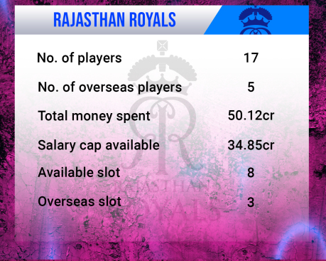  Rajasthan Royals IPL