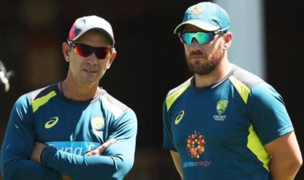 Justin Langer and Aaron Finch